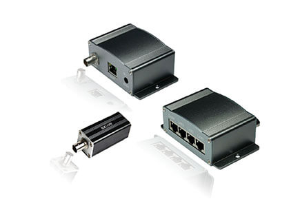 PoE + Ethernet over Coax (EOC) Converter (10 Pack)